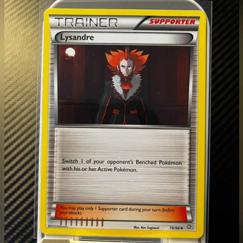 POKEMON CARD LYSANDRE TRAINER 2015 XY ANCIENT ORIGINS TCG UNCOMMON #78/98